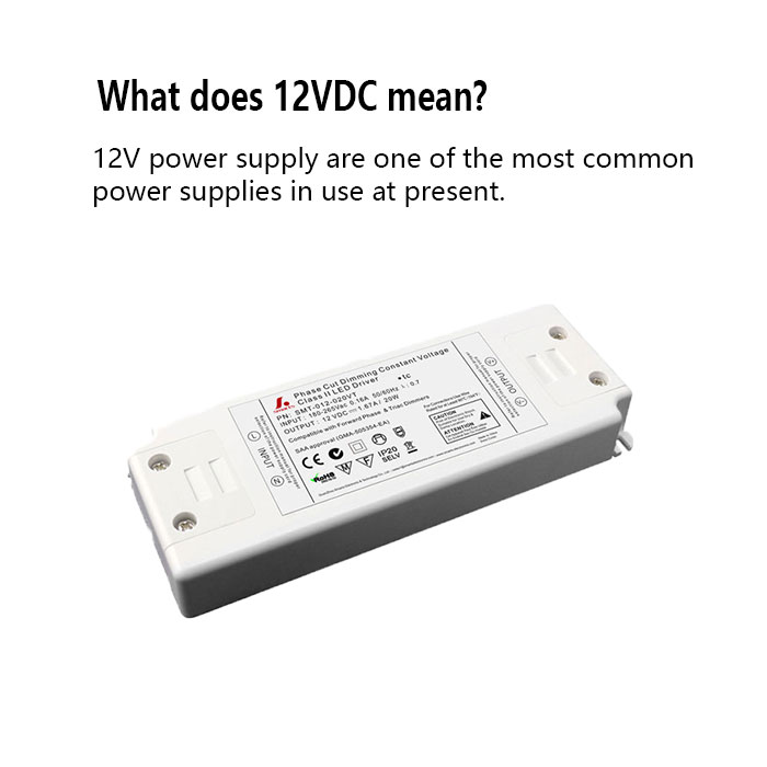 What does 12VDC mean?