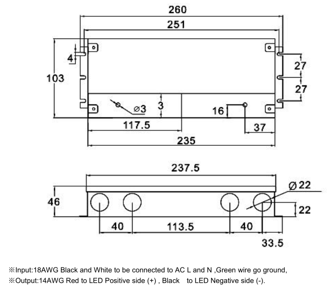 200 watt led power supply