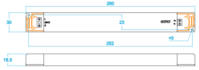 triac dimming 36w 12v constant voltage