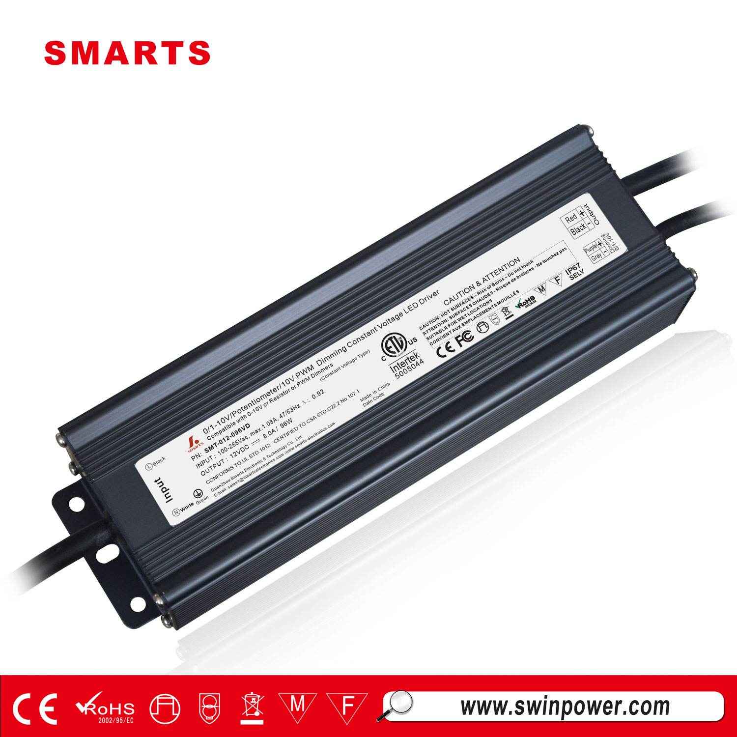 0-10V dimmable led power supply