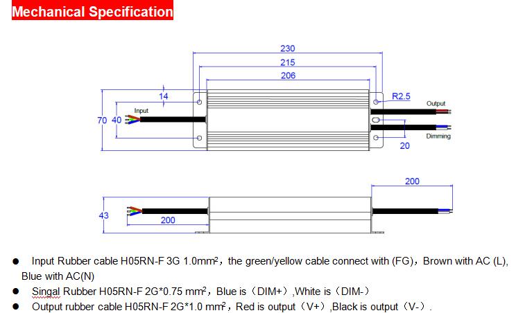 0-10v dimmable led driver