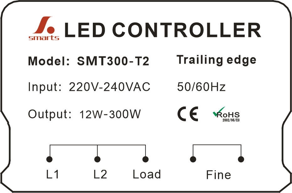 Dimmer 220VAC trailing edge dimming