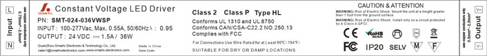 slim constant voltage led driver