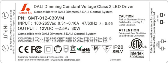 dali dimmable led driver 