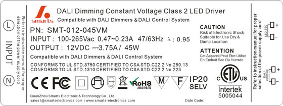 12v 45w power supply 