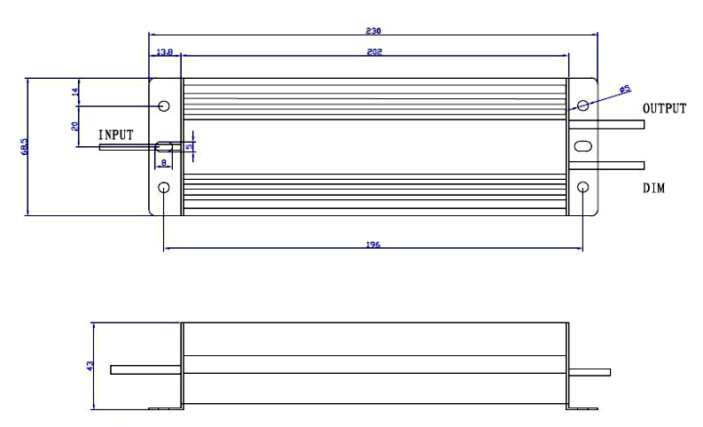 120w led driver switching power supply