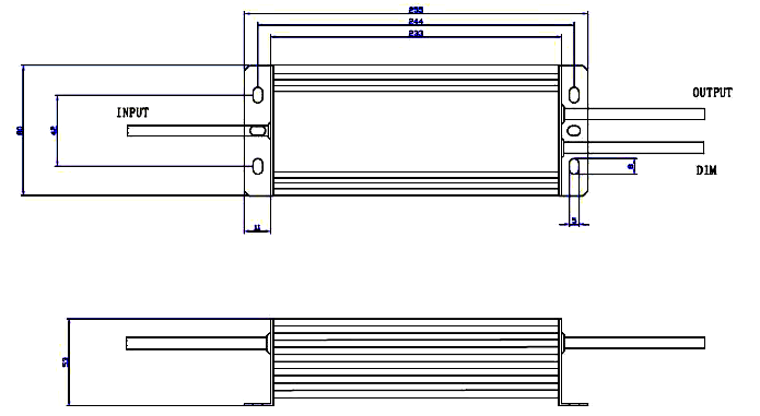 ac dc led luminair light driver