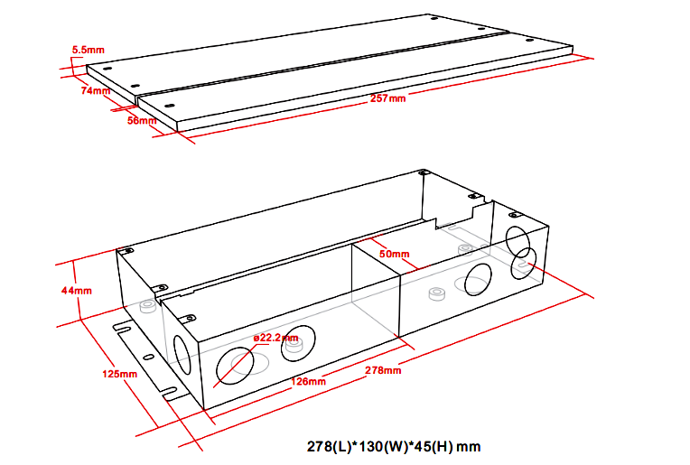 ul listed 12v power supply