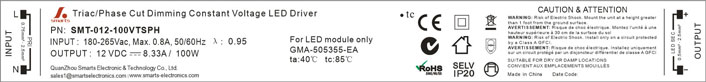  slim triac dimmable led driver