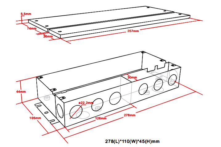 dimmable led strip light driver