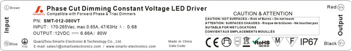 12v LED waterproof transformer