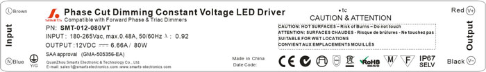 12v LED waterproof transformer