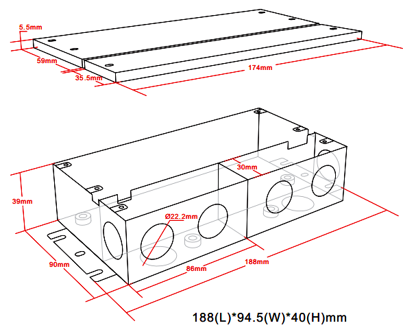 led driver 60w 220v