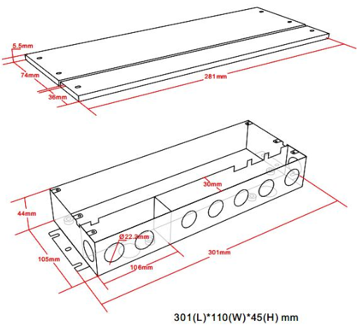 class 2 led light power supply