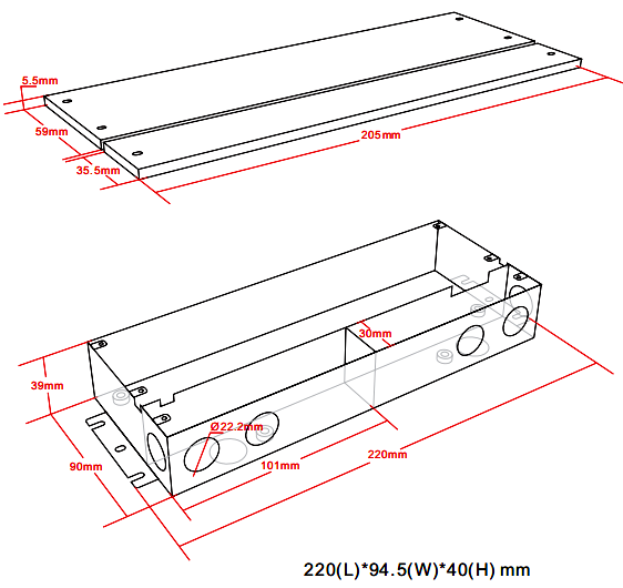 driver led 100w