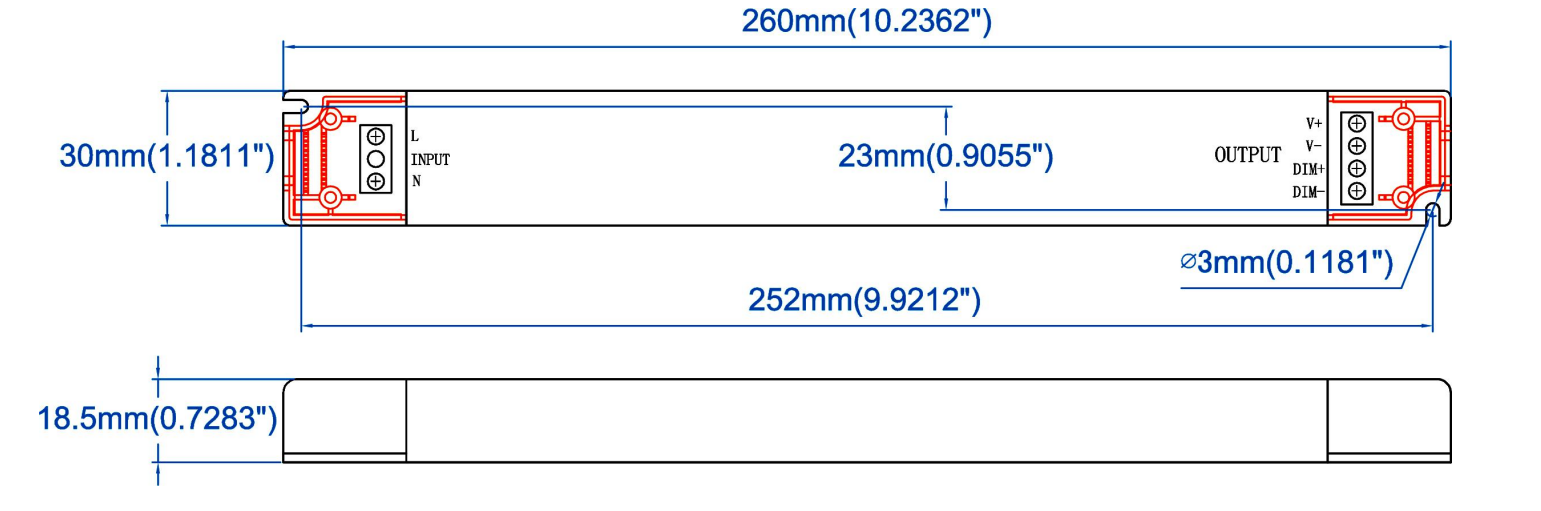 led light class 2 power supply