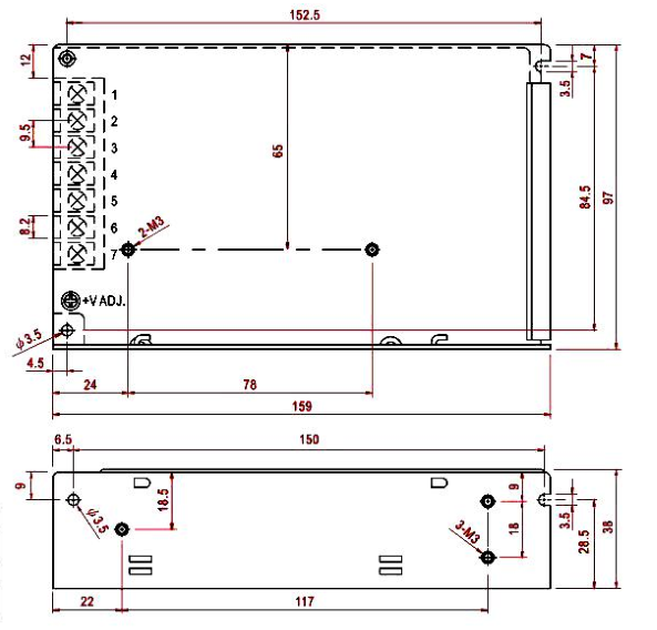 150 watt led power supply