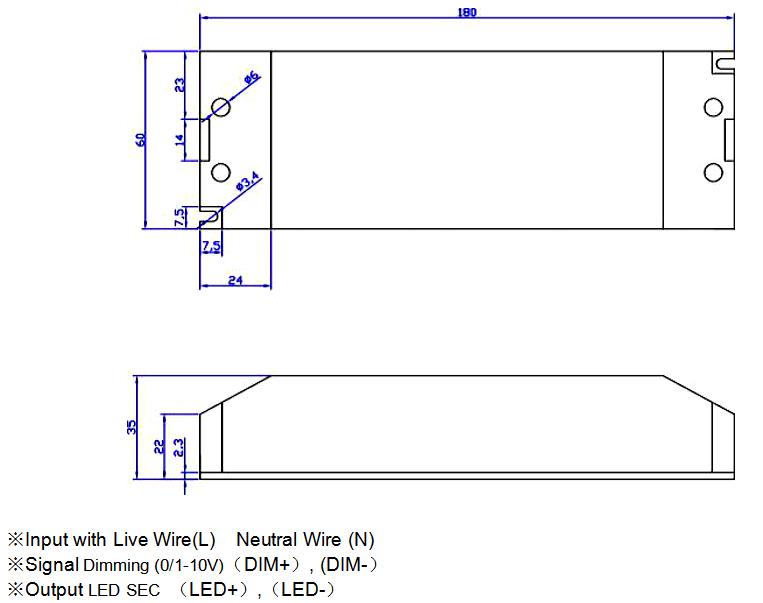 constant voltage led driver 30W