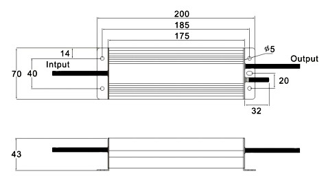 outdoor led driver 120w