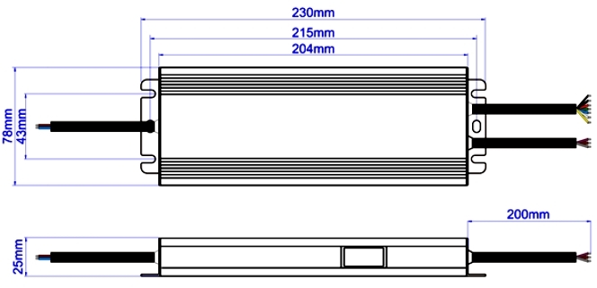 120w dimmable led driver