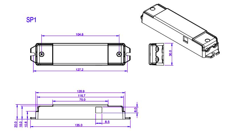 dimmable led driver 60w