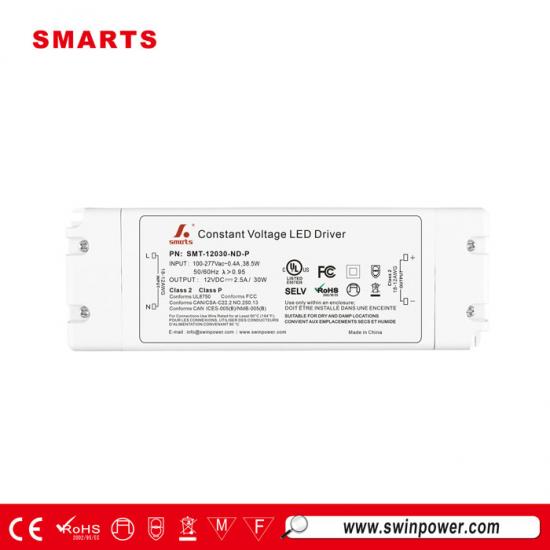 Non dimmable led driver 30w