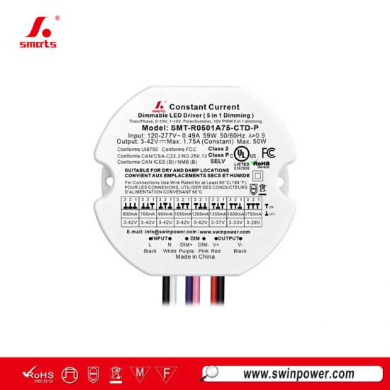 constant current led driver 600ma-1750ma