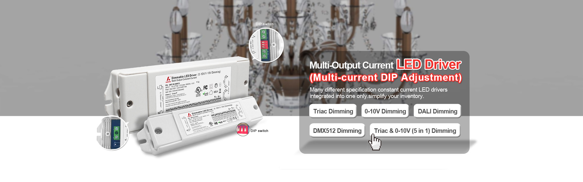 Multi-Current DIP Adjustment Output Driver