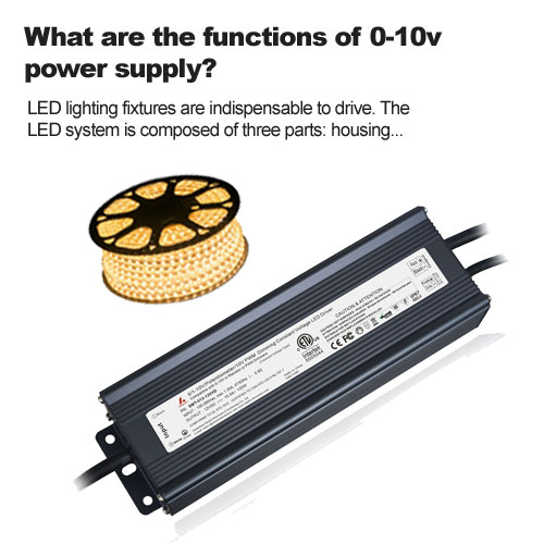 What are the functions of 0-10v power supply?