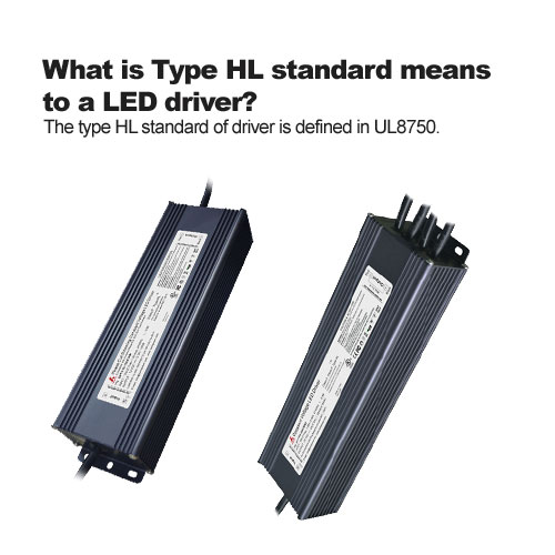 What is Type HL standard means to a LED driver?