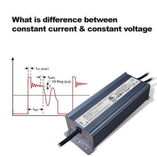 What is difference between constant current and constant voltage?