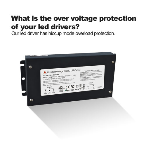 What is the over voltage protection of your led drivers?