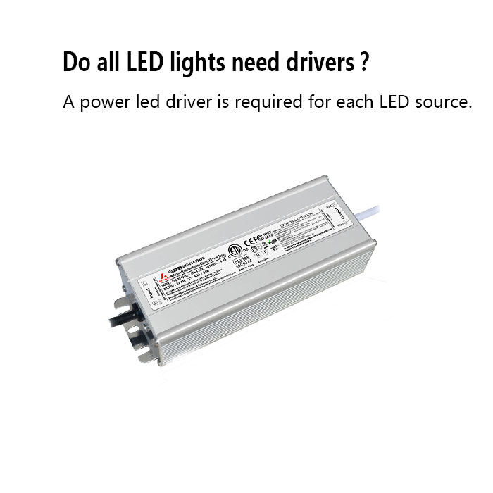 Do all LED lights need drivers?