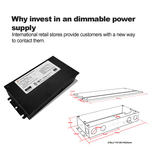 Why invest in an dimmable power supply