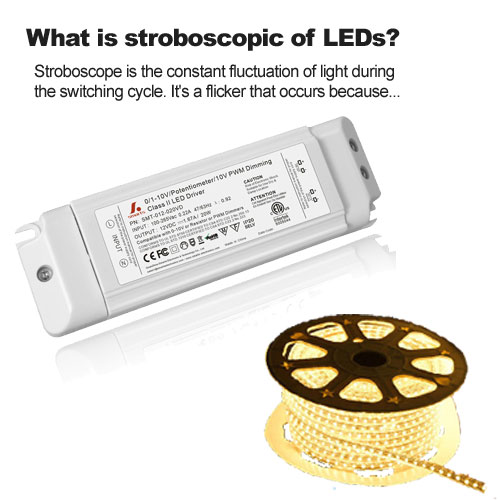 What is stroboscopic of LEDs?