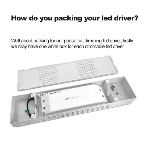How do you packing your led driver?