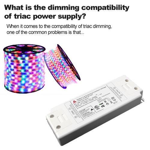 What is the dimming compatibility of triac power supply?