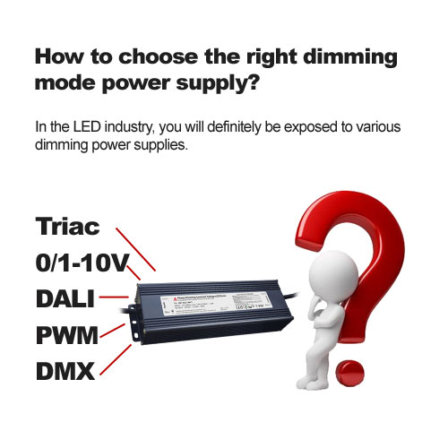 How to choose the right dimming mode power supply?